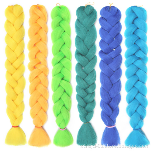 Jumbo Braids Wholesale 82 Inch Synthetic Jumbo Braiding Hair Pre-Stretched High Temperature Fiber Crochet Hair for Women